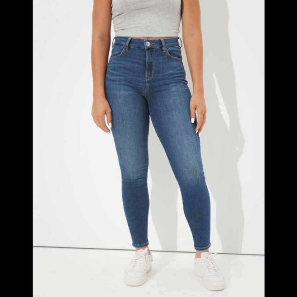 American Eagle Curvy Hi-Rise Jegging Size 10 Long